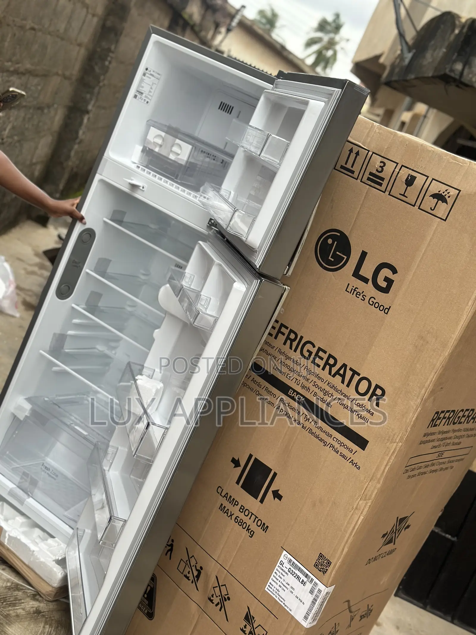 Lg 308l Eco Mode Non-Frost Double Door Refrigerator,
