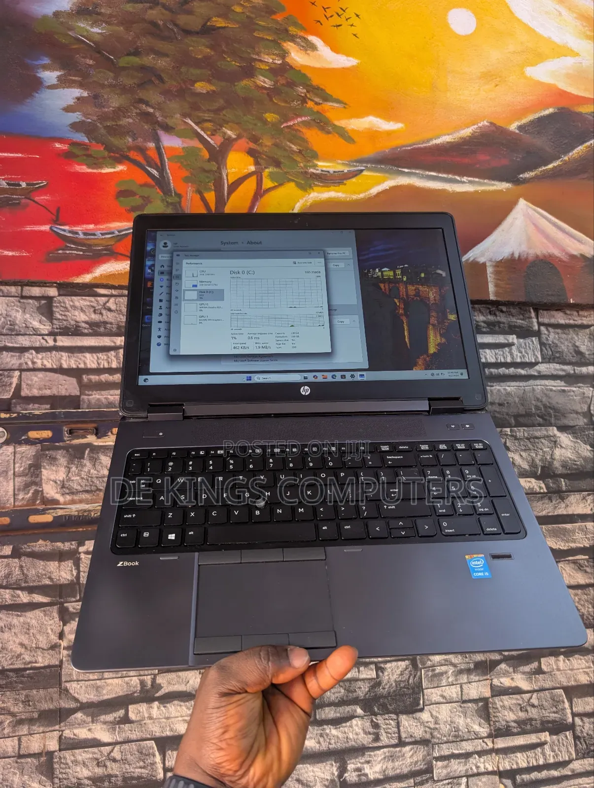 Laptop HP ZBook 15 8GB Intel Core i5 SSD 256GB