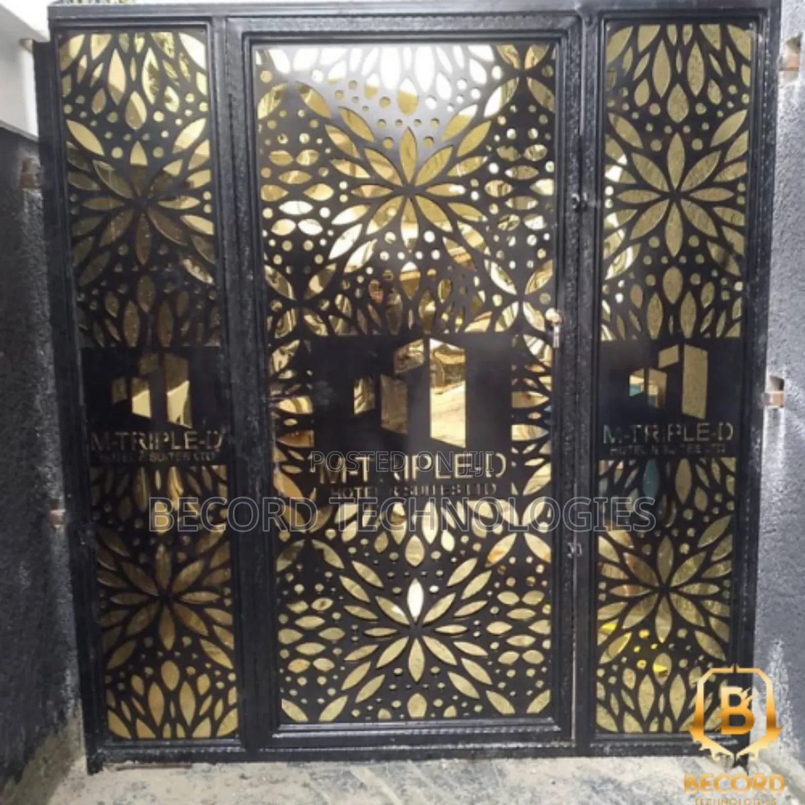 Laser Cut Security Door