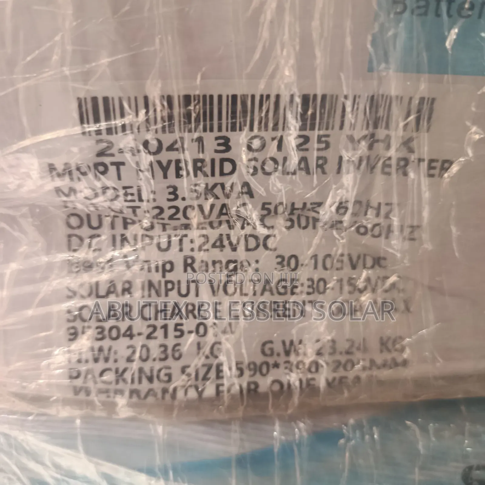 3.5kva 24v Yohako Solar Inverter Hybrid