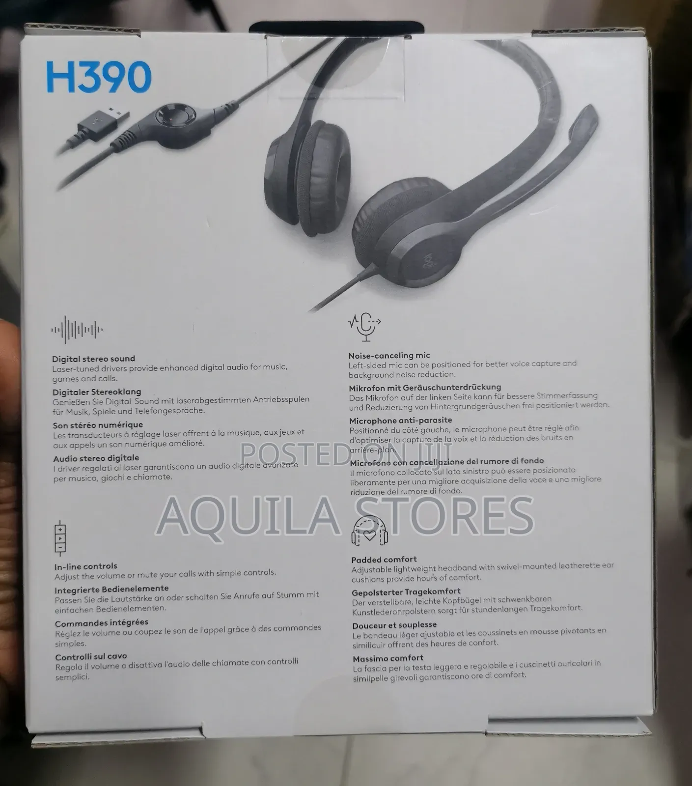 Logitech H390 Usb Computer Headset.