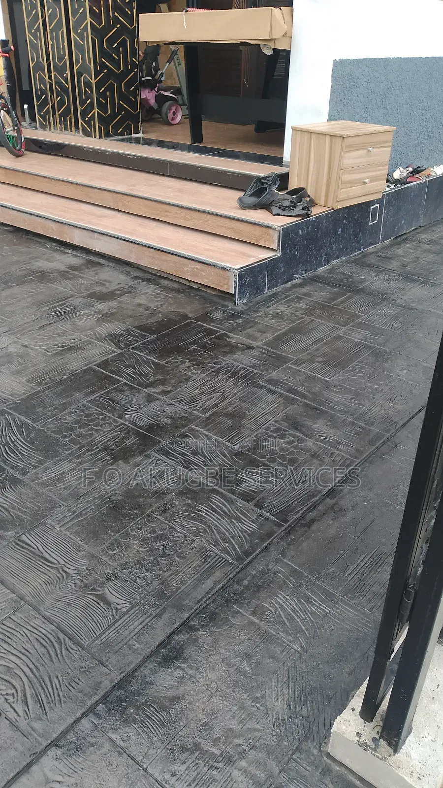 Standard Concrete Floor Stamped