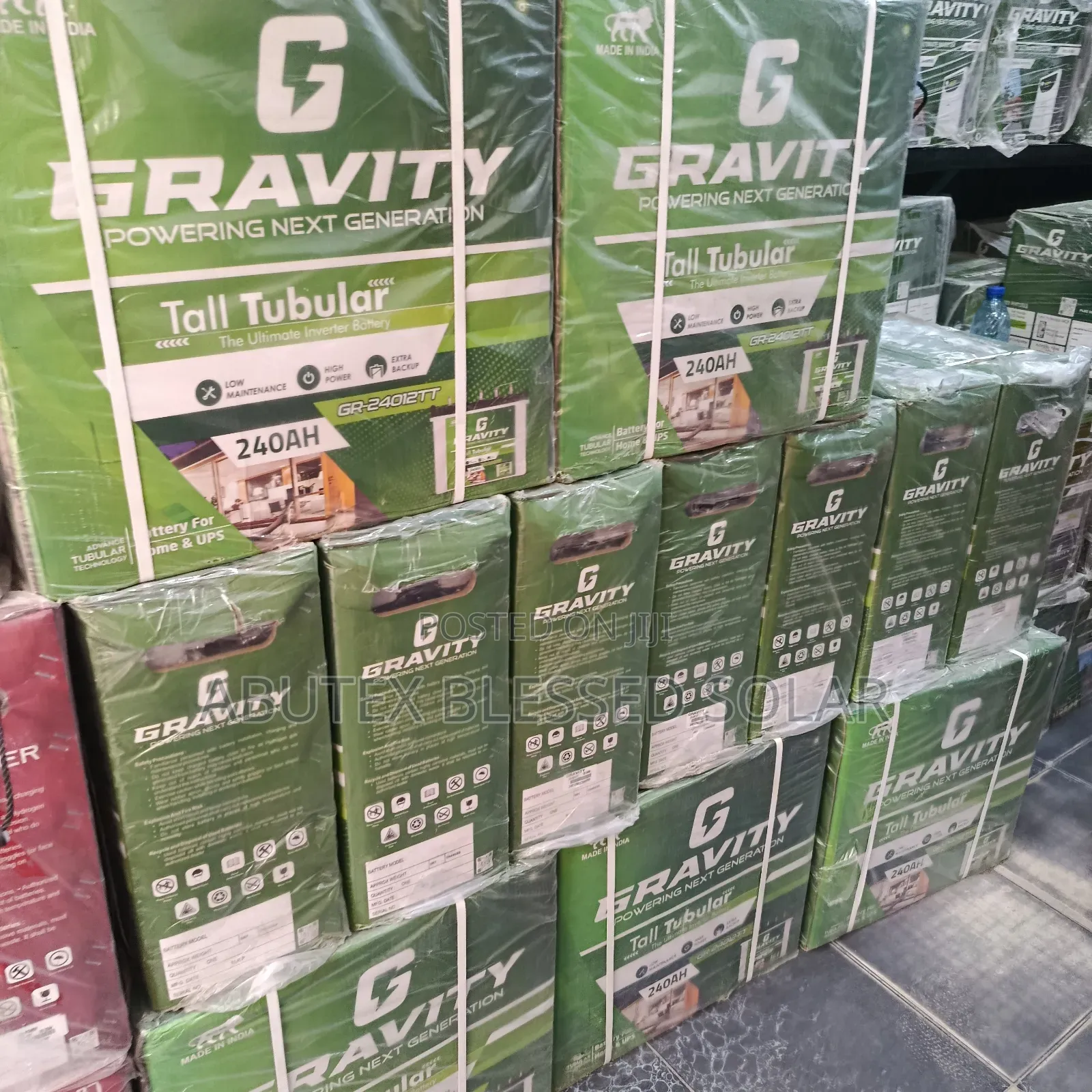 240ah 12v Gravity Tubular Battery Indian Gravity