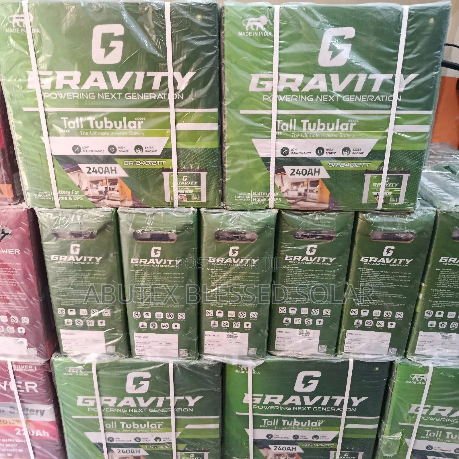 240ah 12v Gravity Tubular Battery Indian Gravity