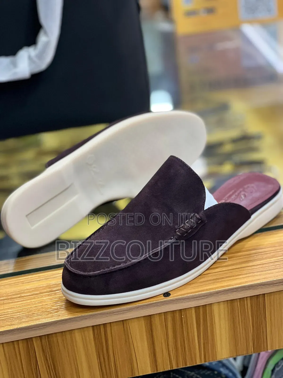 Original Italian Loro Piana Half Shoes Available in Store