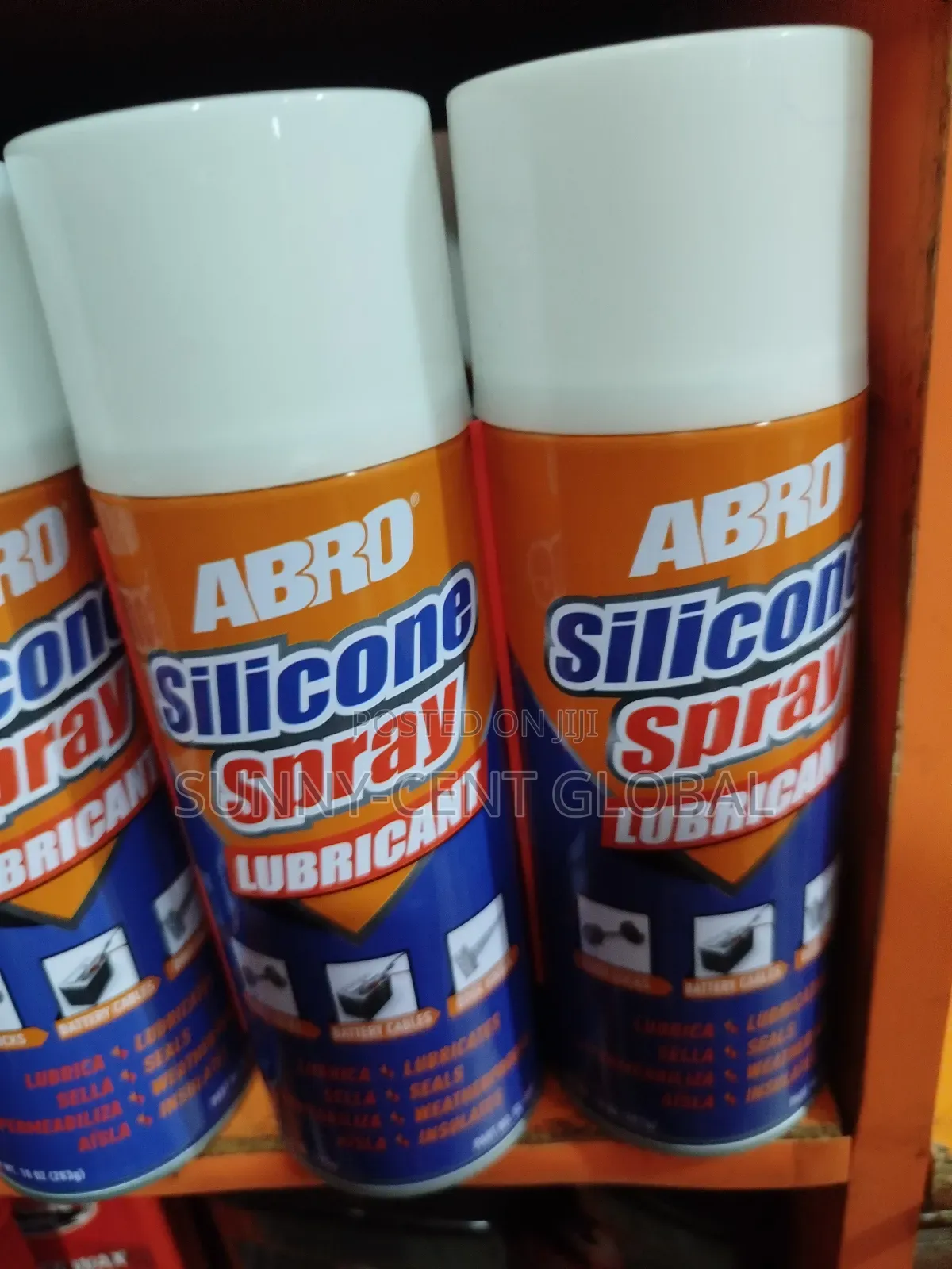 Abro Silicone Spray Lubricant