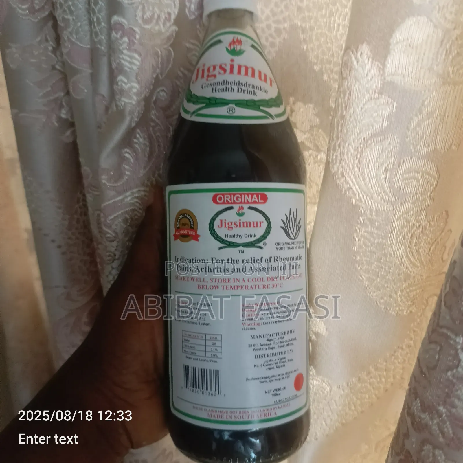 Jigsimor Herbal Drink