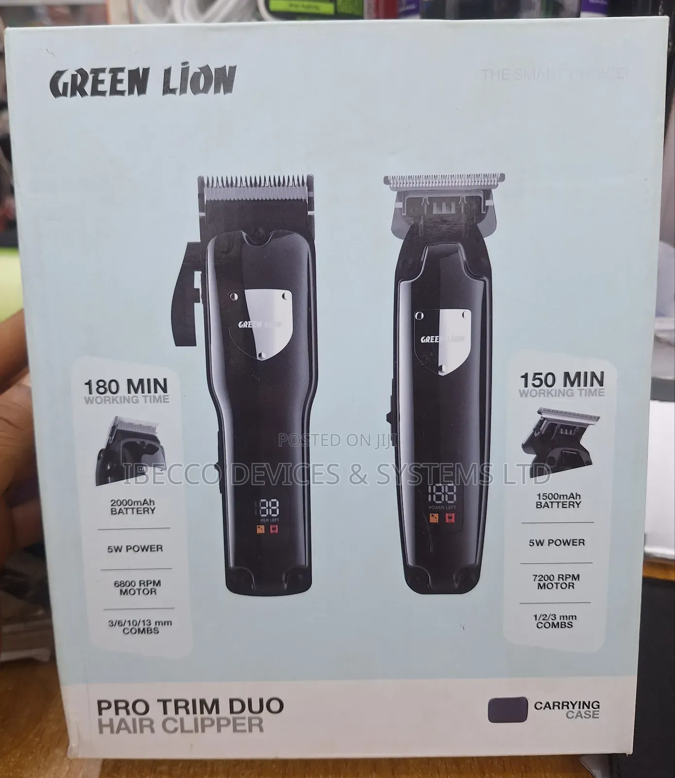 Green Lion Pro Trim Duo Hair Clipper