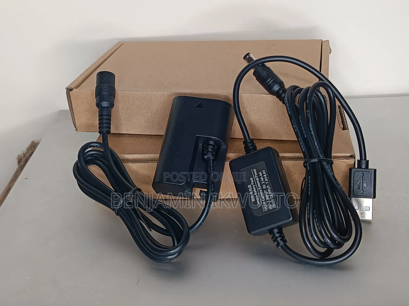 Dslr Camera Power Adapter (Dummy Battery And Cable)