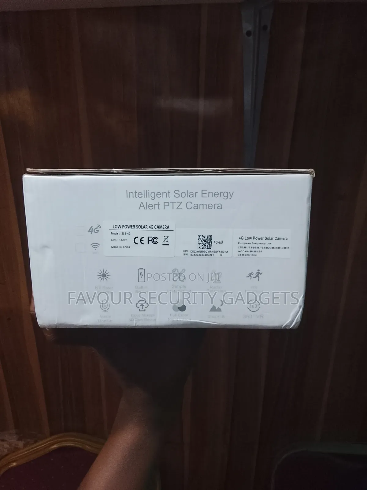 4g Solar PTZ Camera S35