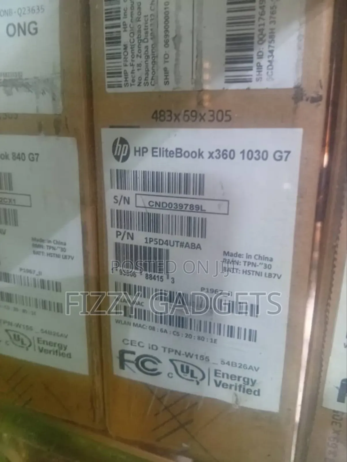 New Laptop HP EliteBook X360 1030 G7 16GB Intel Core I7 SSD 512GB