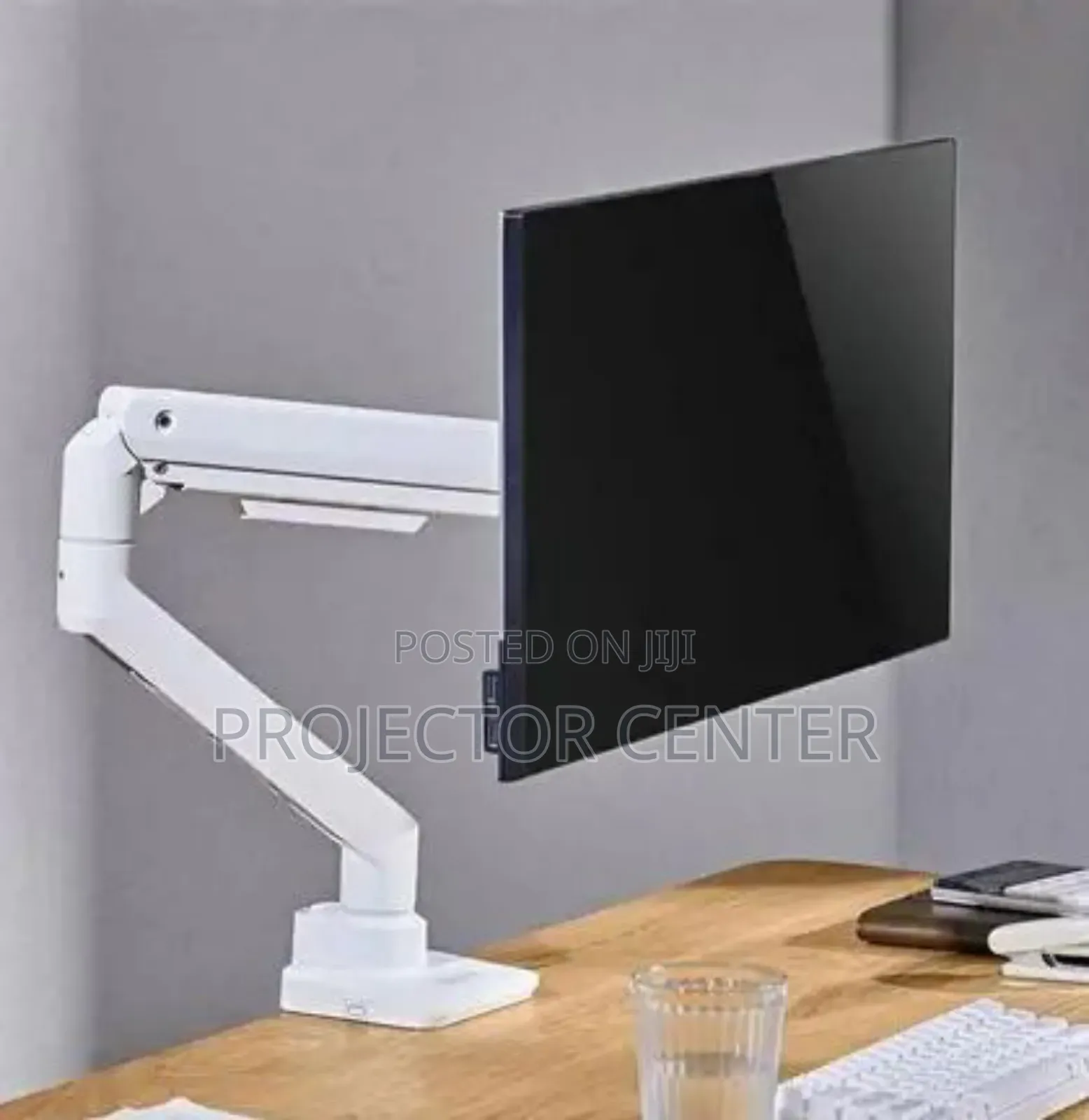 Single Arm Monitor Holder(White)