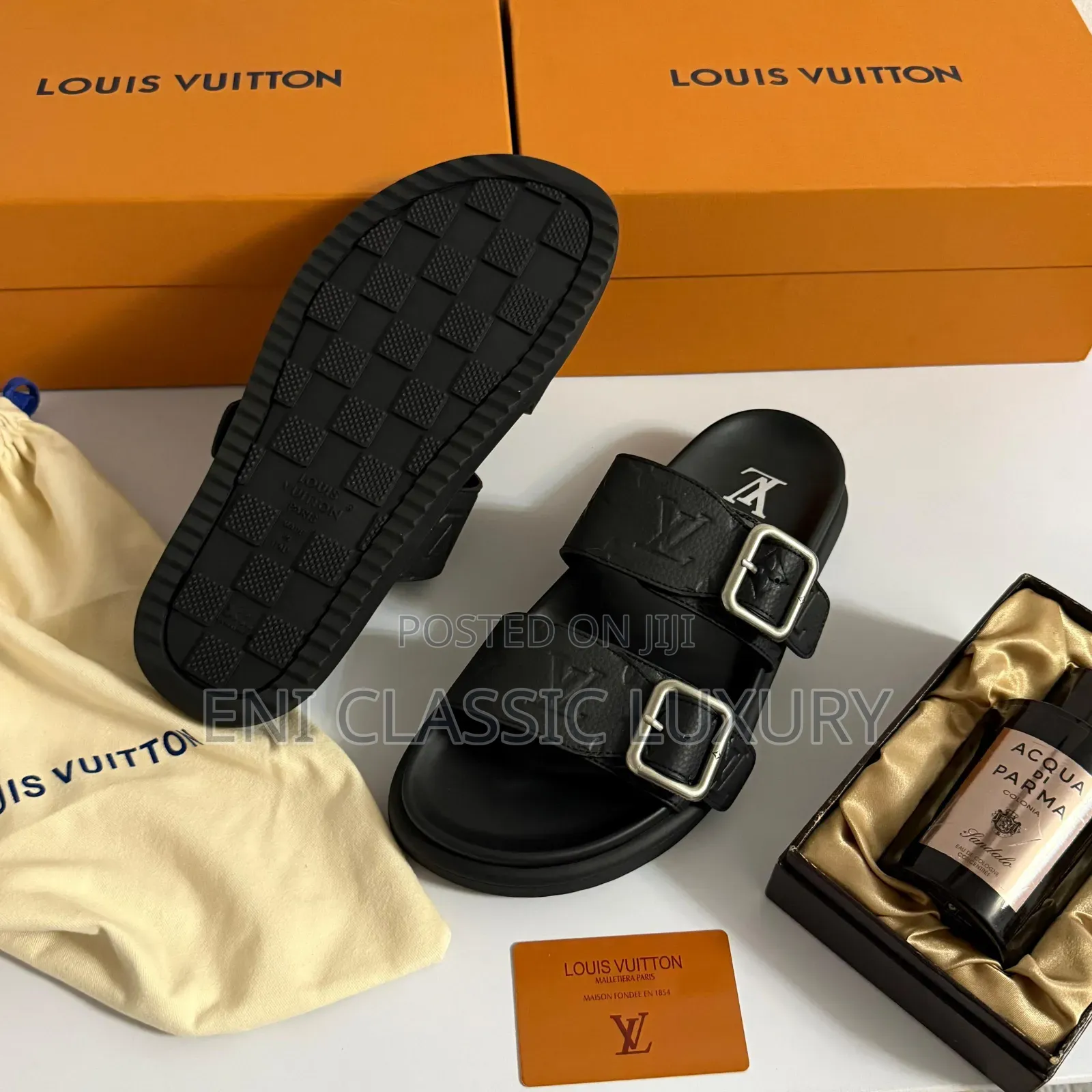 Original Luxury Designer Slipper Louis Vuitton Well Branded Package