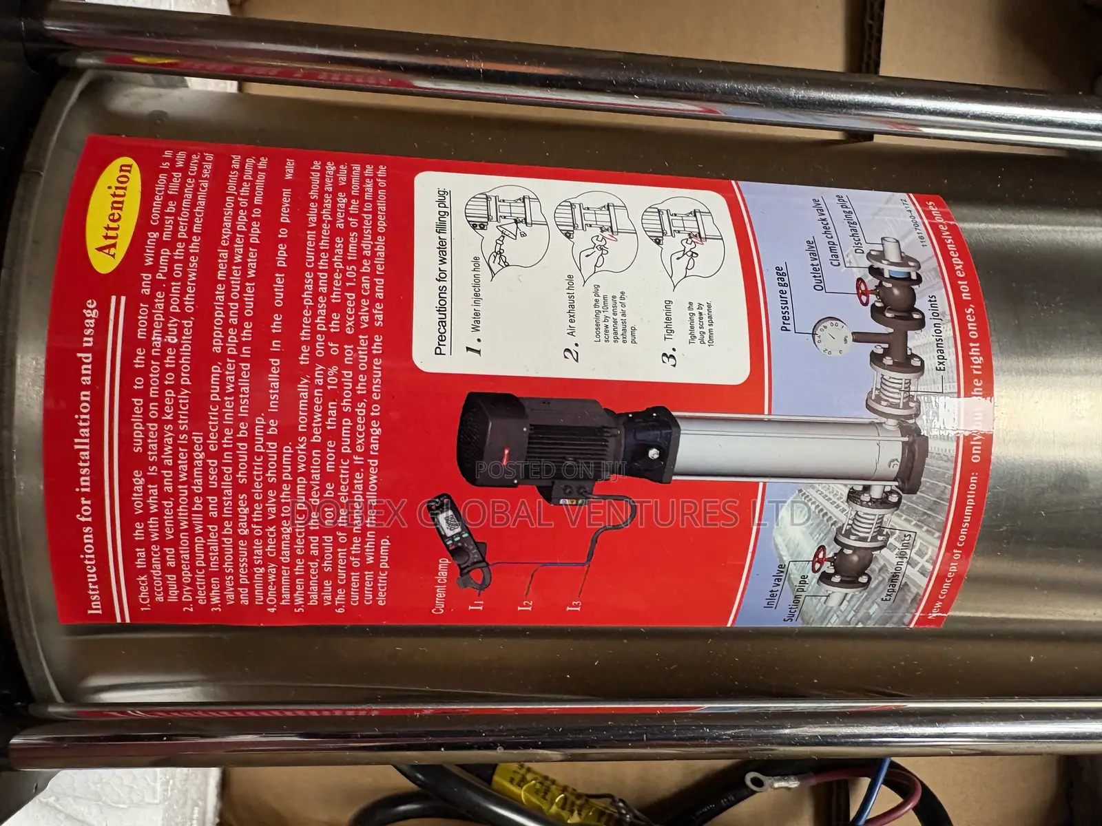 3hp City Vertical Pump