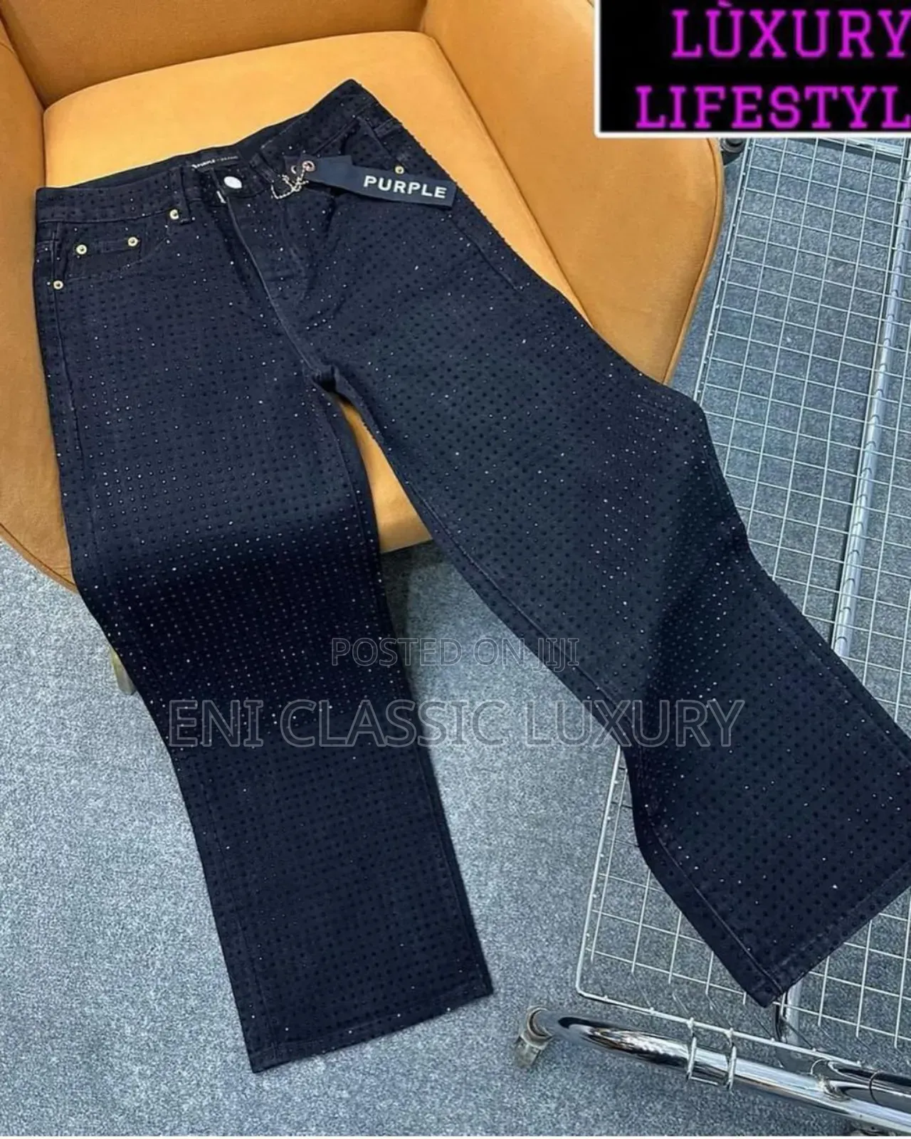 Top Quality Luxury Cargo Jeans Well Branded