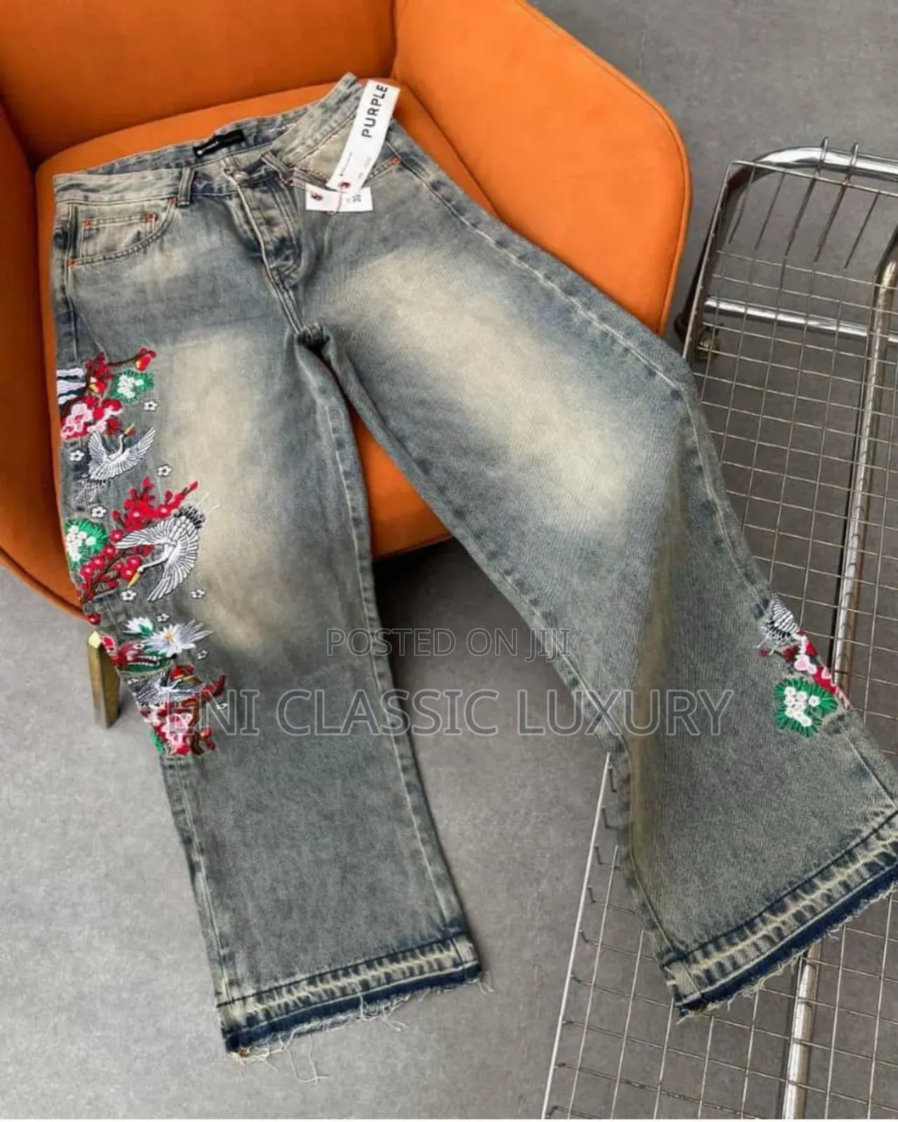 Top Quality Luxury Cargo Jeans Well Branded