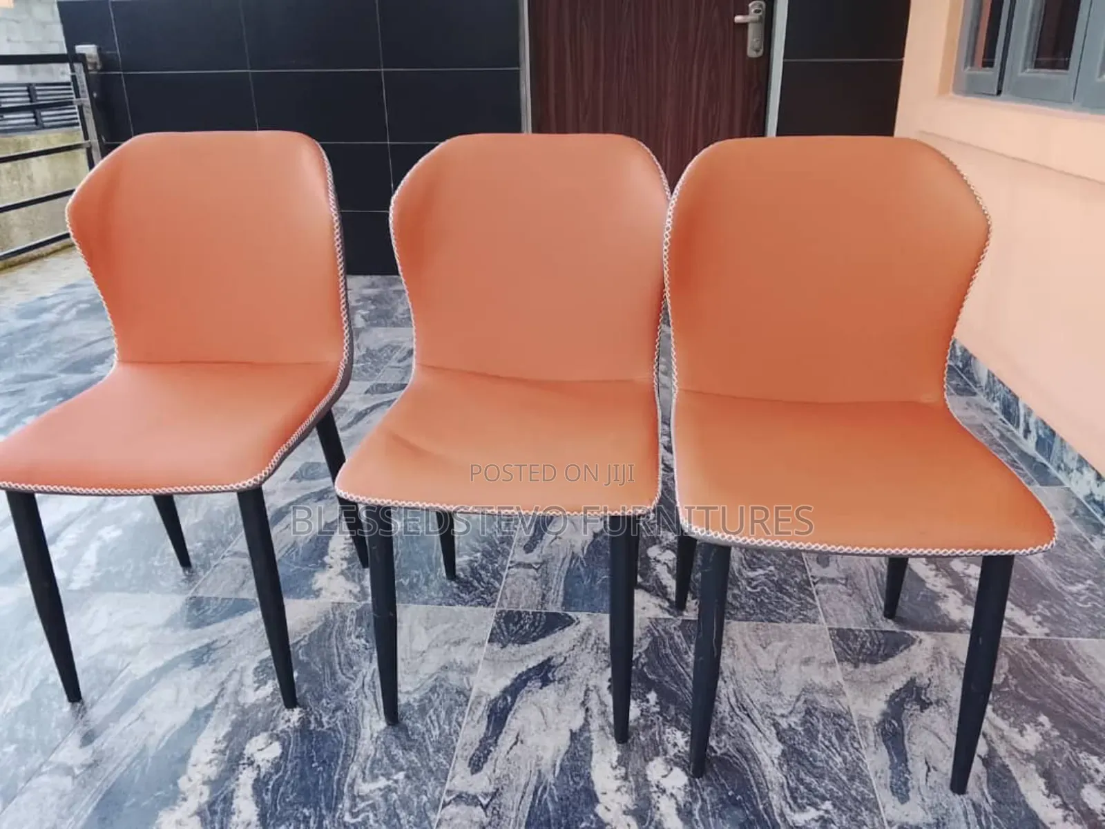 Orange  Visitor Chair for Hall, Church, Office and Etc