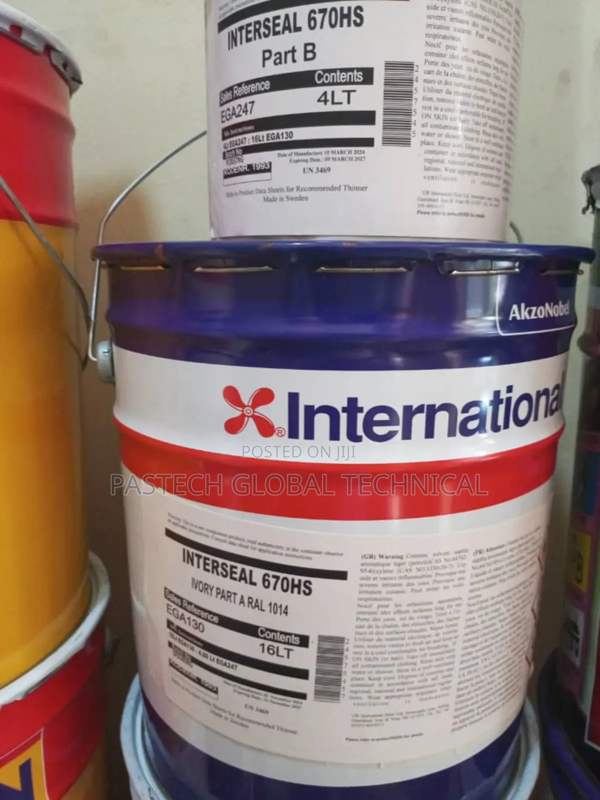 International Interseal 670hs Ivory Ral 1014