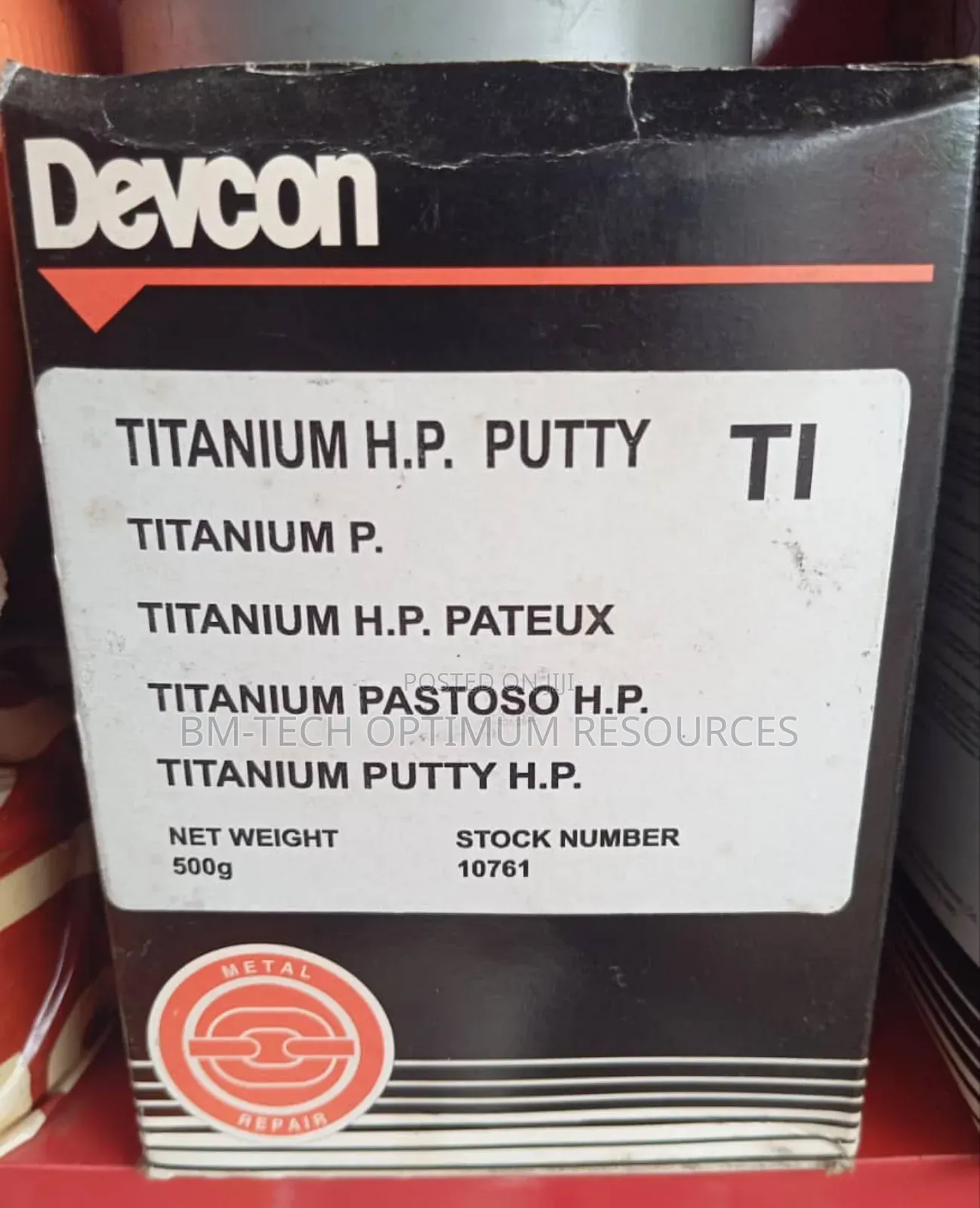 Devcon Titanium H.P. Putty Ti