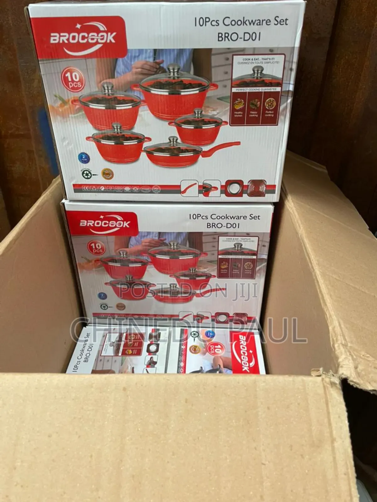 10 PCS Set Brocook Granite Cookware Set/Pot (Bro-D01)
