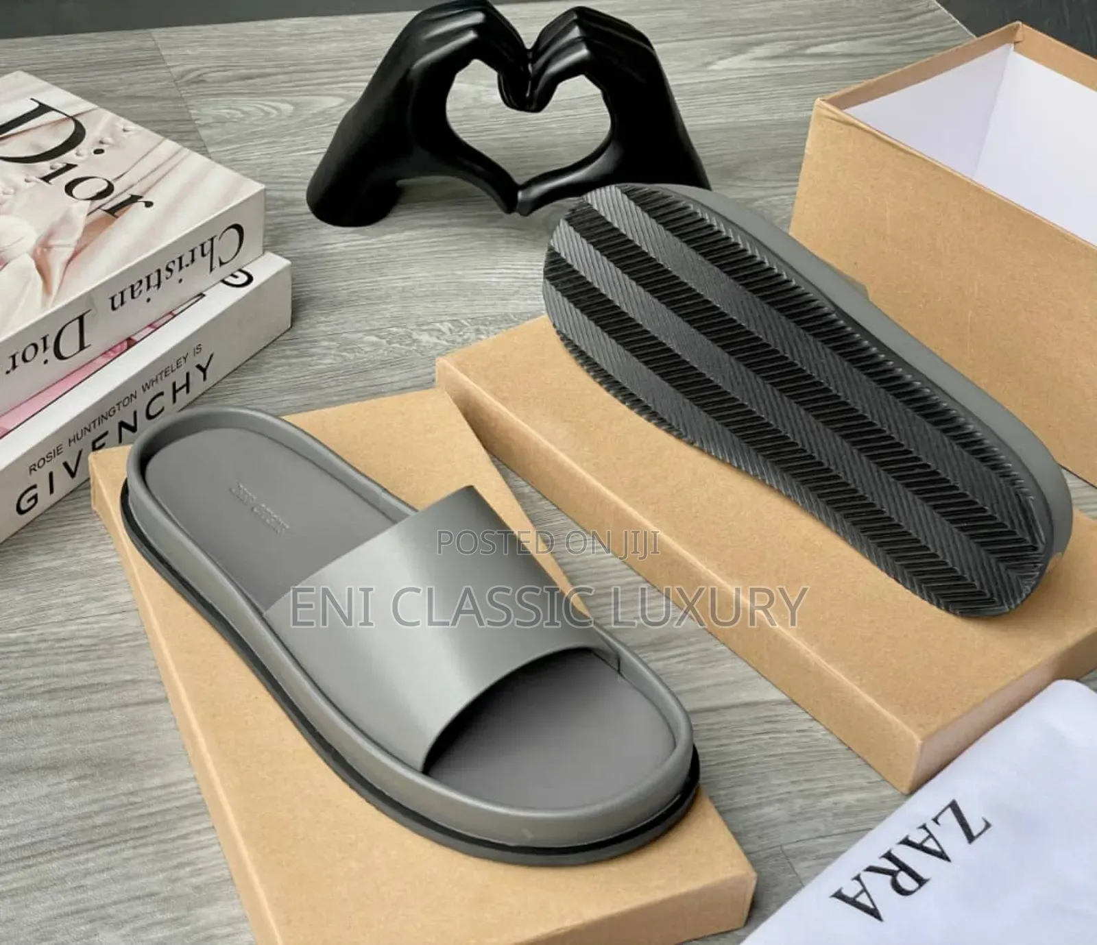 High Quality Luxury Men's Slippers Zara Well Branded Package
