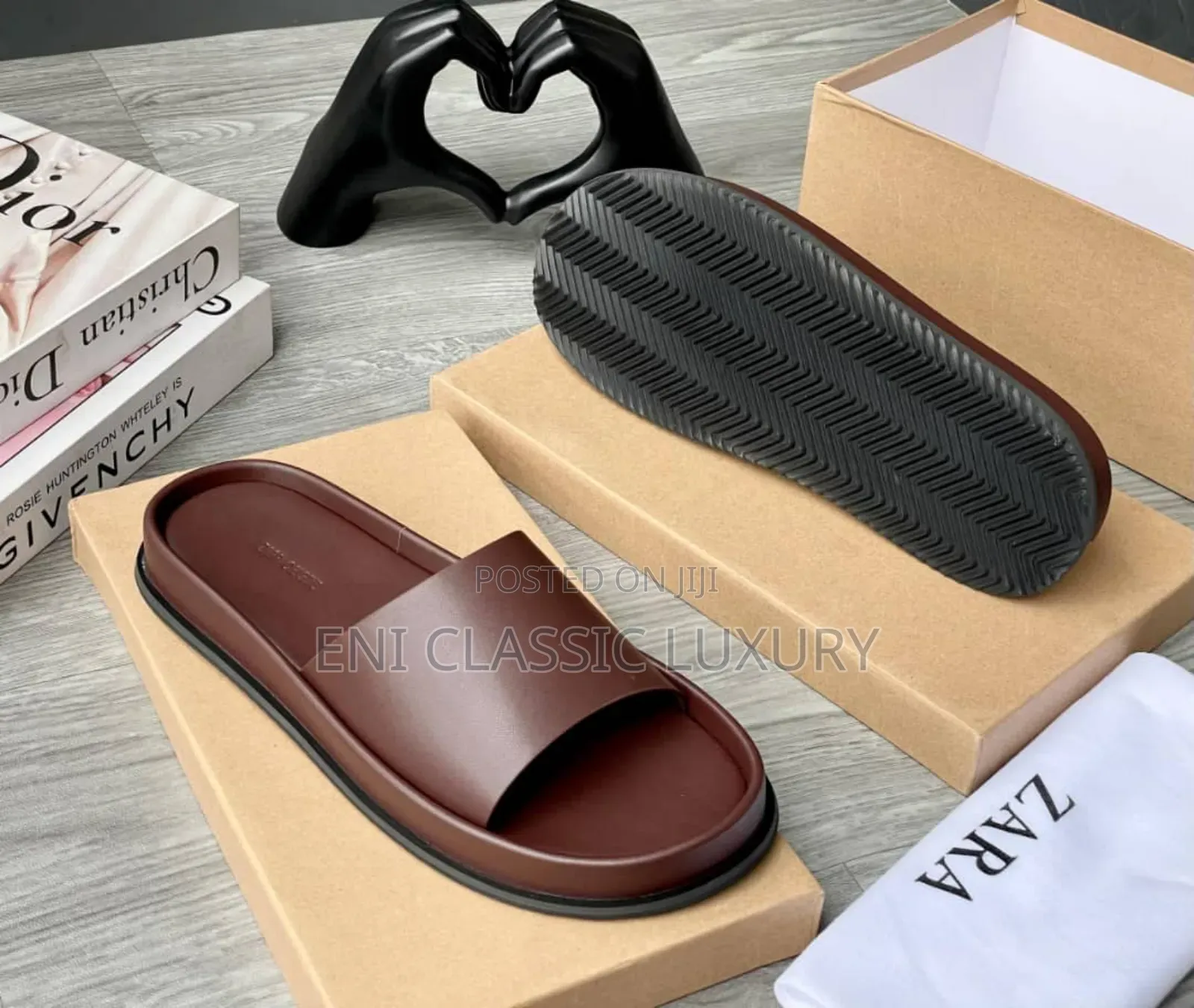 High Quality Luxury Men's Slippers Zara Well Branded Package