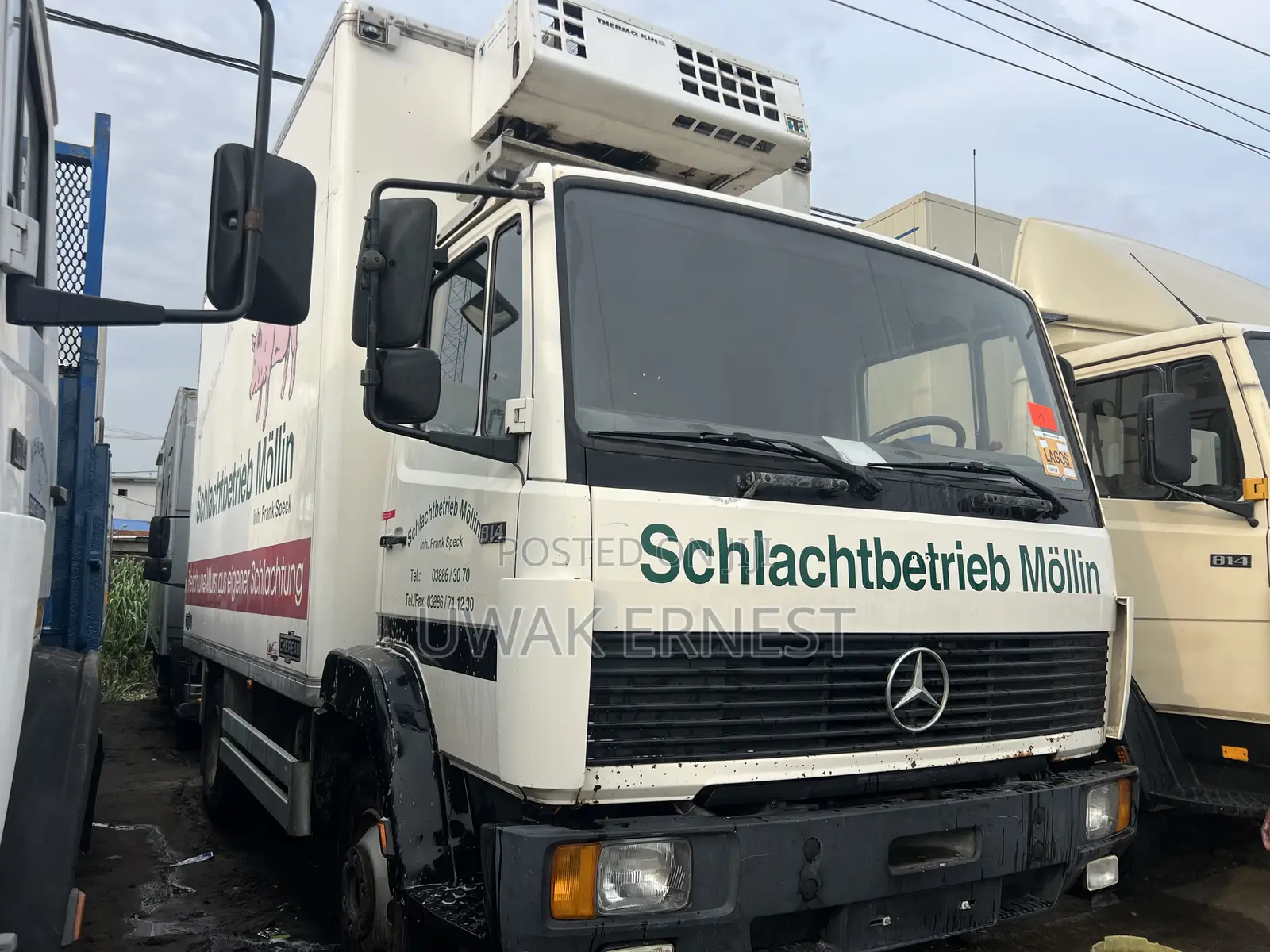 Mercedes Benz 814 Cooling Van Truck