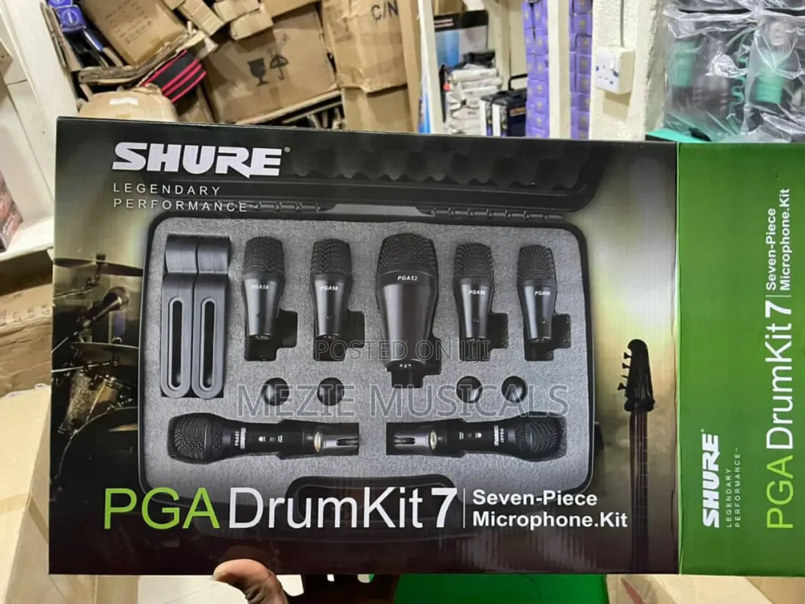 7 Pc Drum Kit( Shure)