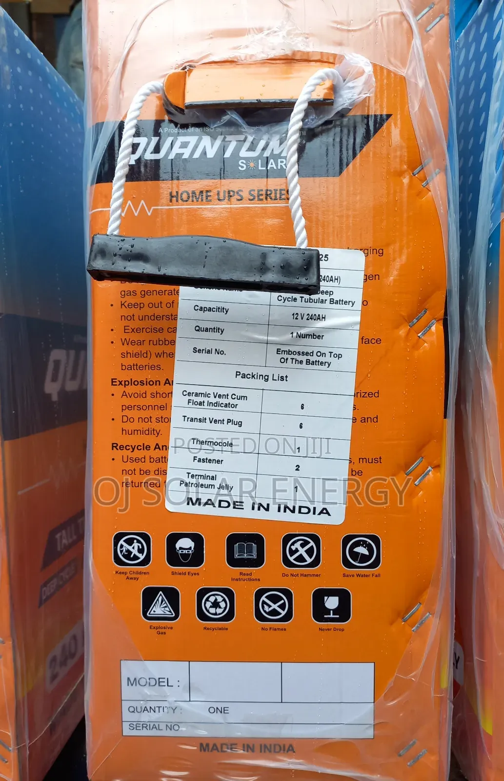 Quantum 240ah Solar Battery