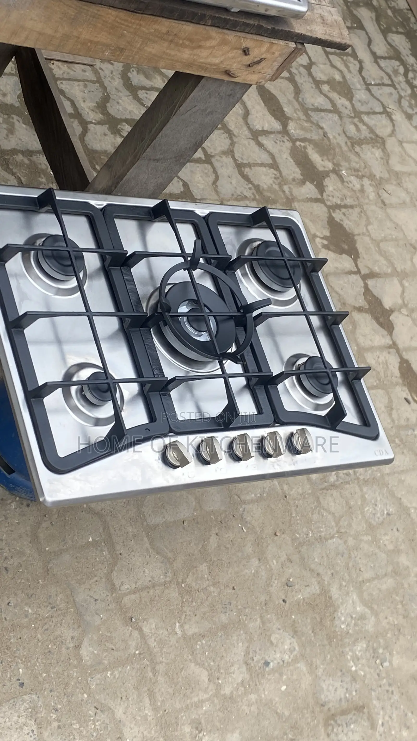 5 Burner Inbuilt -Table Top Gas Cooker