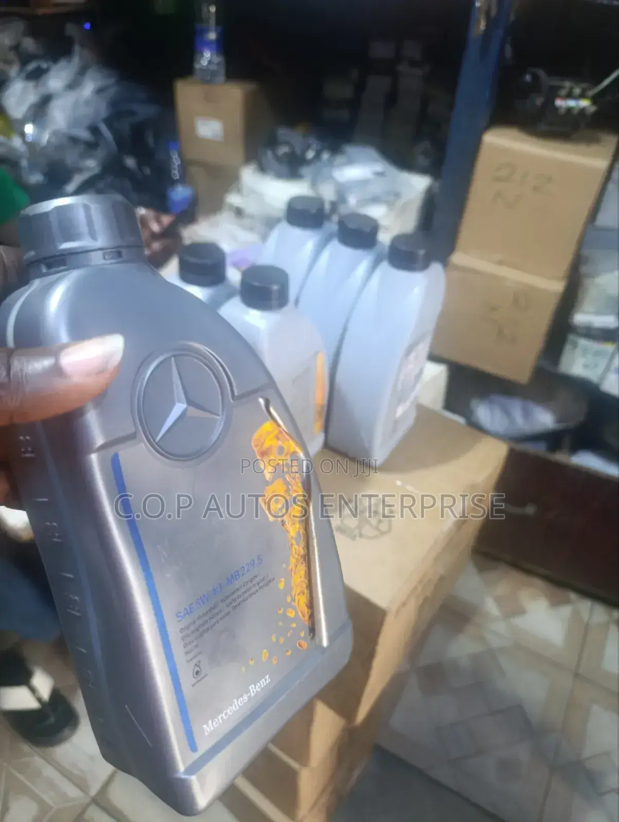 Original Mercedes Benz Engine Oil and Gearbox Oil