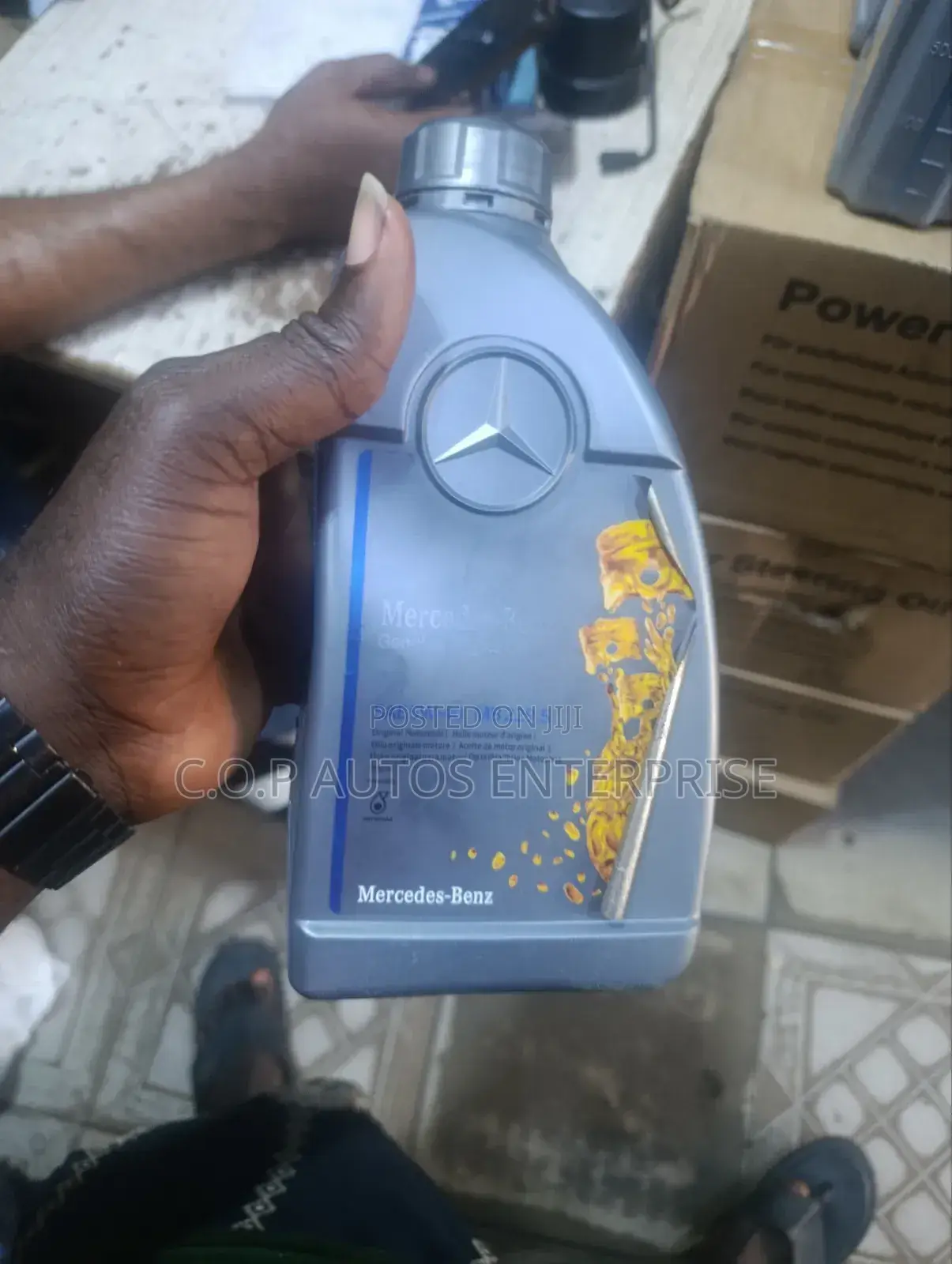 Original Mercedes Benz Engine Oil and Gearbox Oil