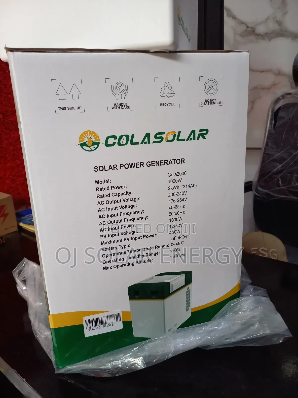 Colasolar 2000kwh Solar Power Generator