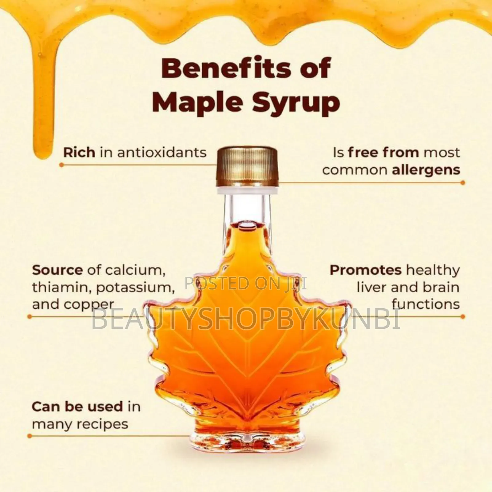 Grade a Dark Robust Maple Syrup- 370ml