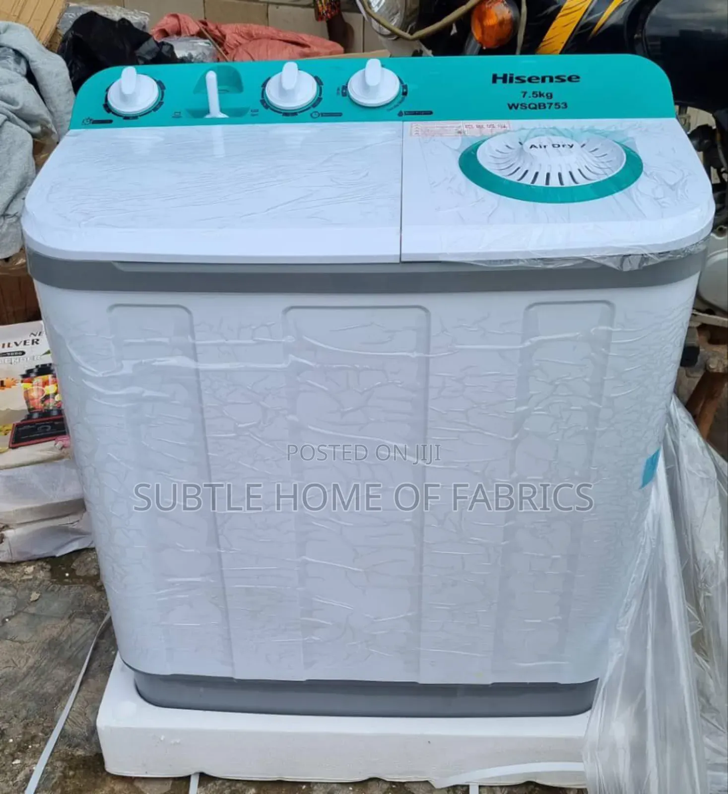 Hisense 7.5kg Twin Tub Washing Machine – Durable Efficient