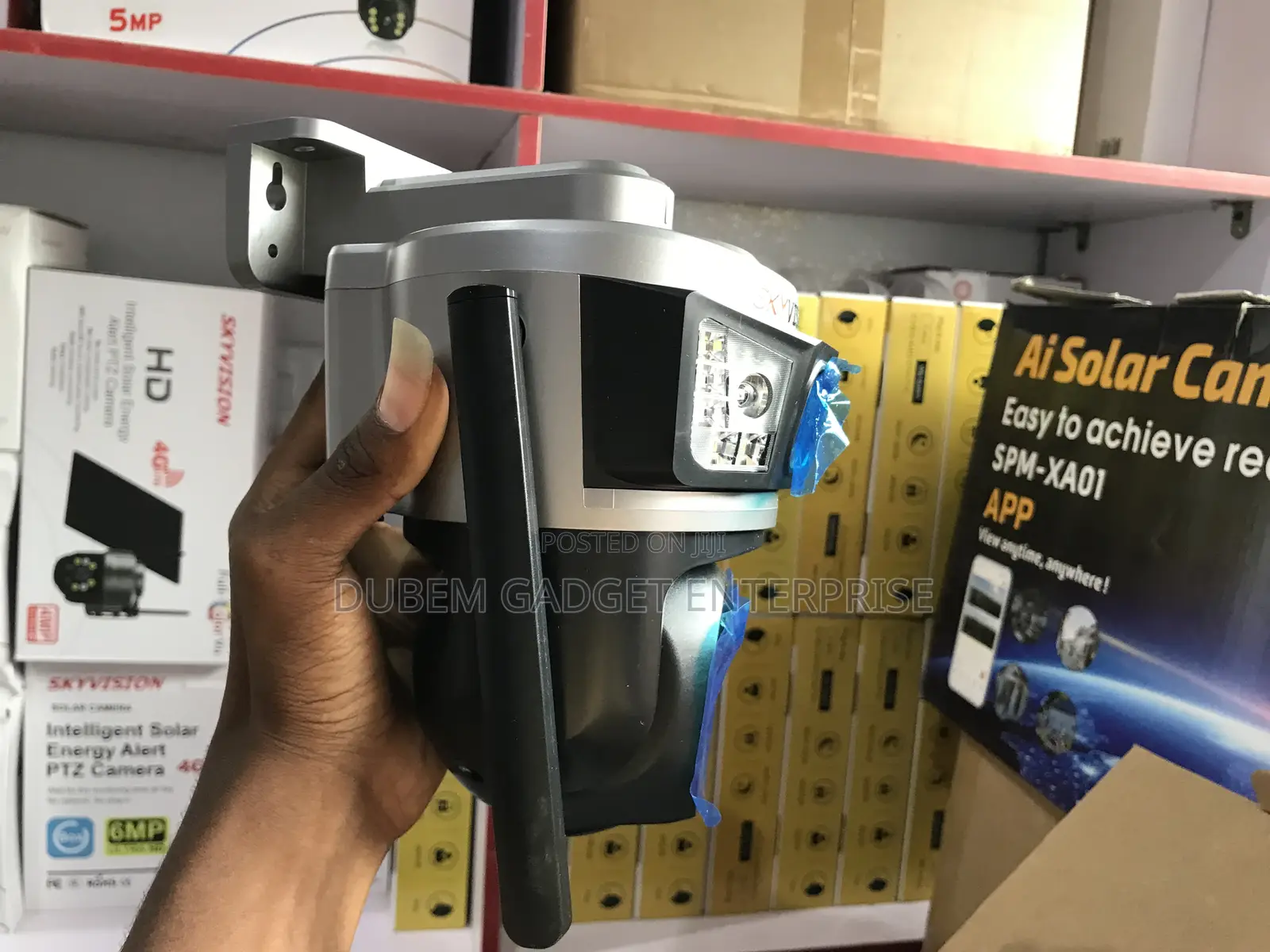 High Quality Intelligent Solar PTZ Camera Dual Lens