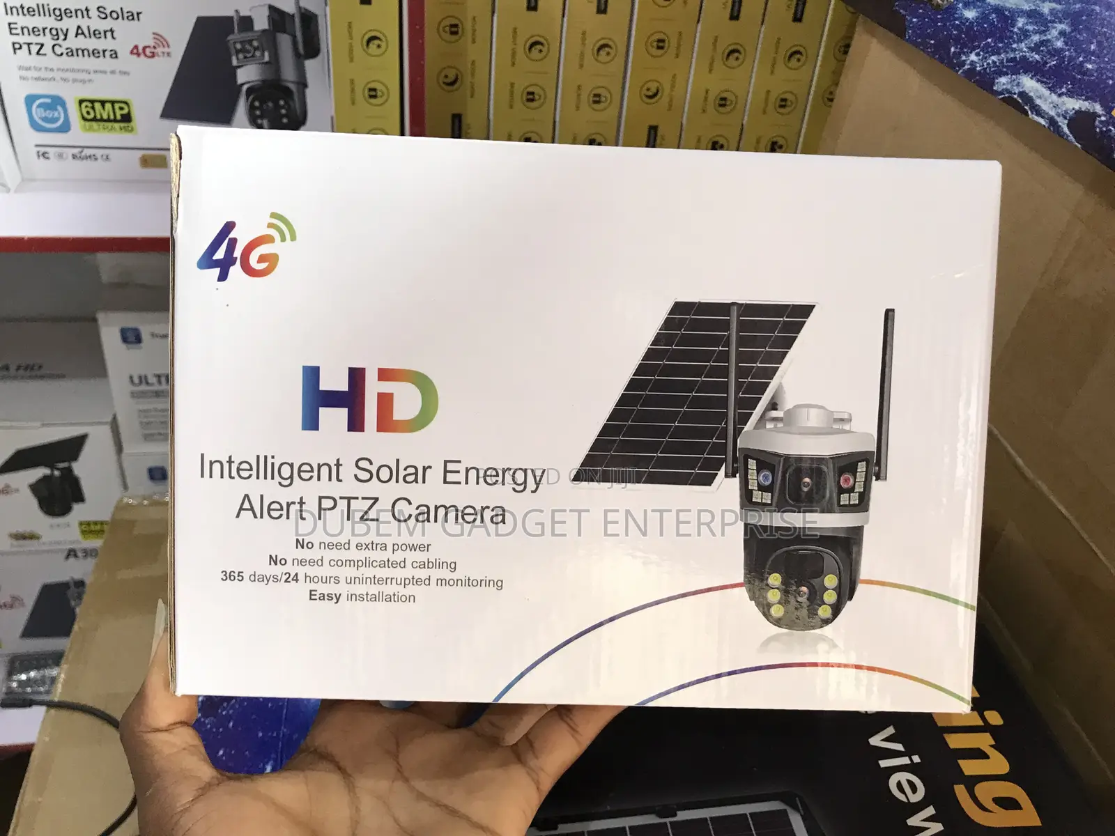High Quality Intelligent Solar PTZ Camera Dual Lens