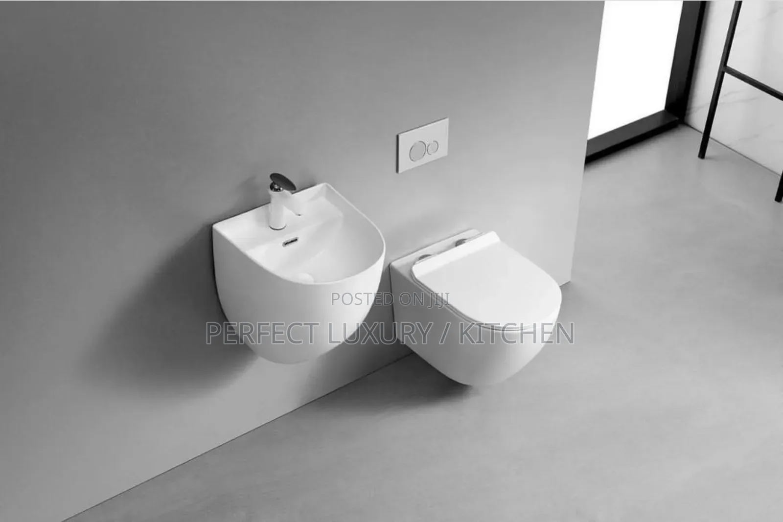 Wall Hung Conceal Toilet With Wall Hung Basin