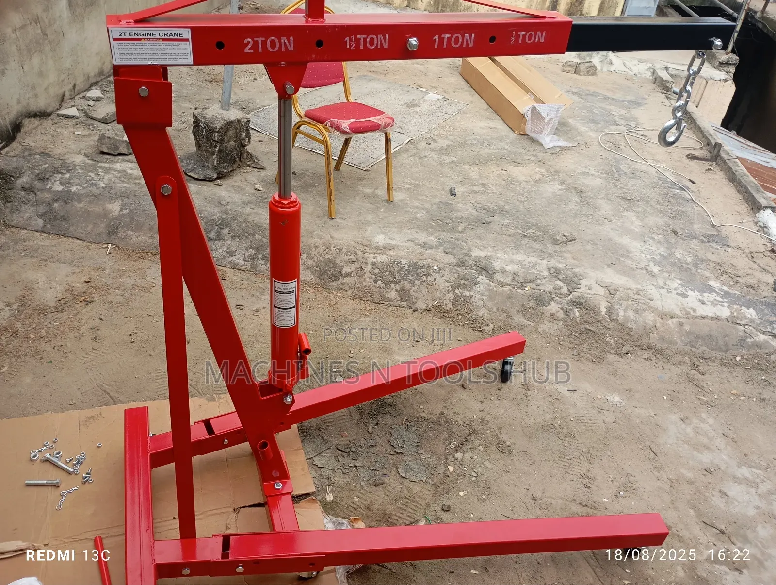 Car Engine Crane / Hydraulic Workshop Crane