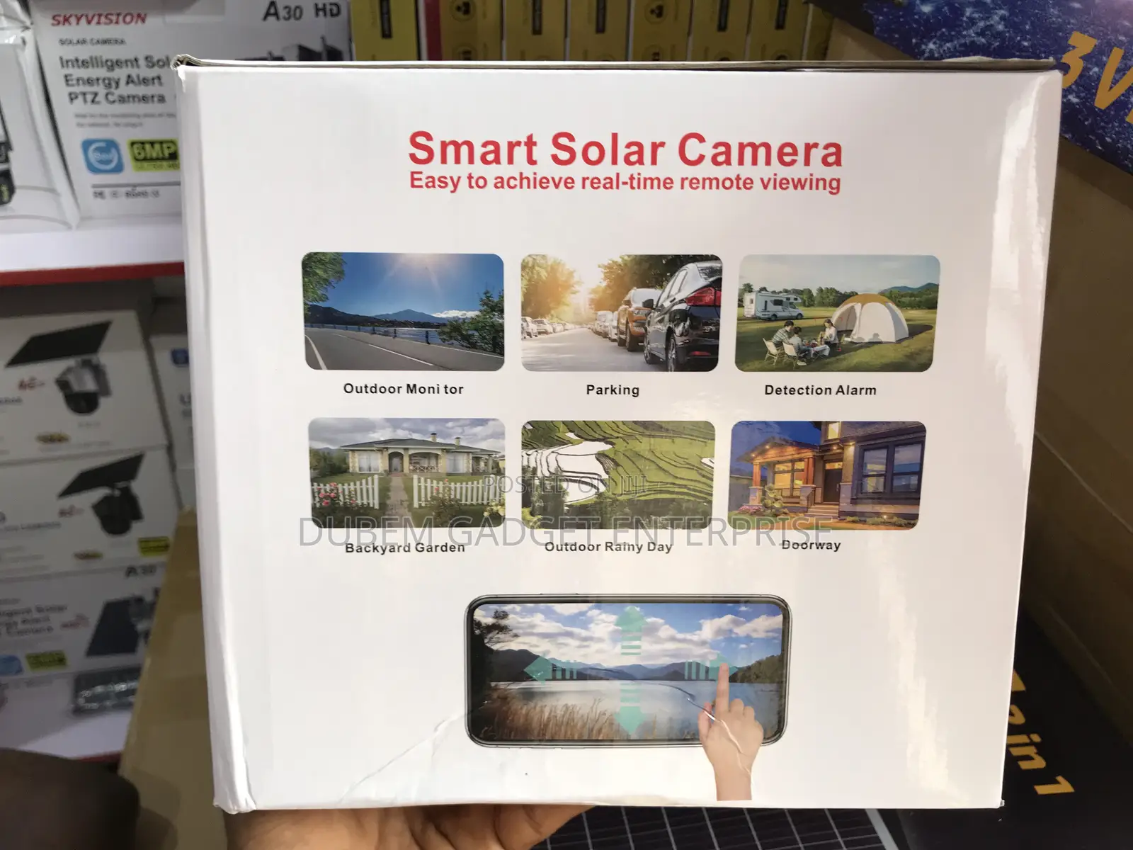 Ultra Hd Triple Lens Solar PTZ Camera 4g