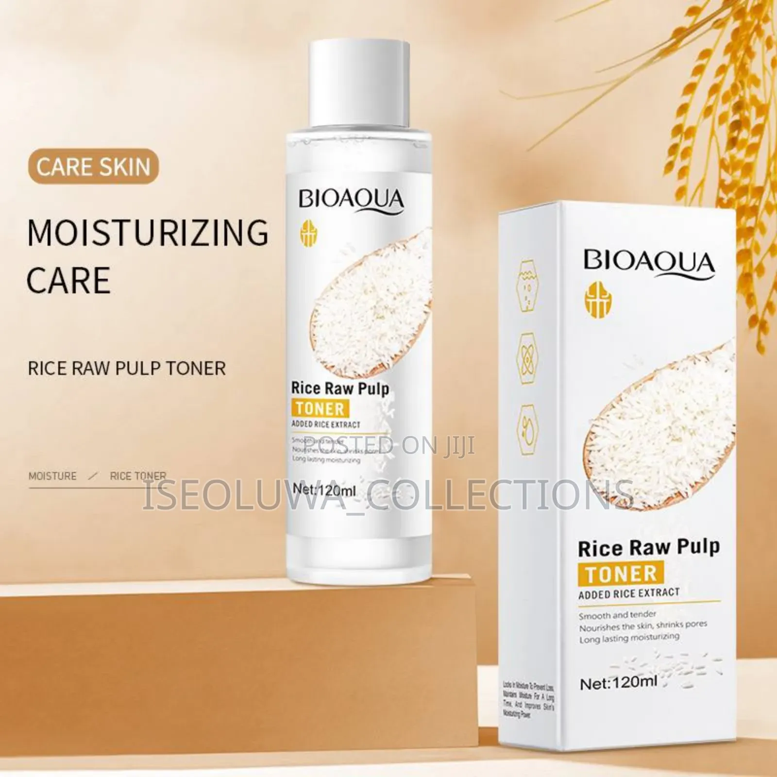 Bioaqua Rice Raw Pulp Toner (120ml)