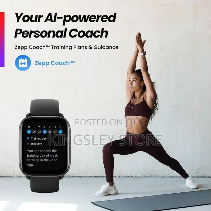 Amazfit Active Smart Watch Ai Fitness Tracker Sleep Coach, Gps