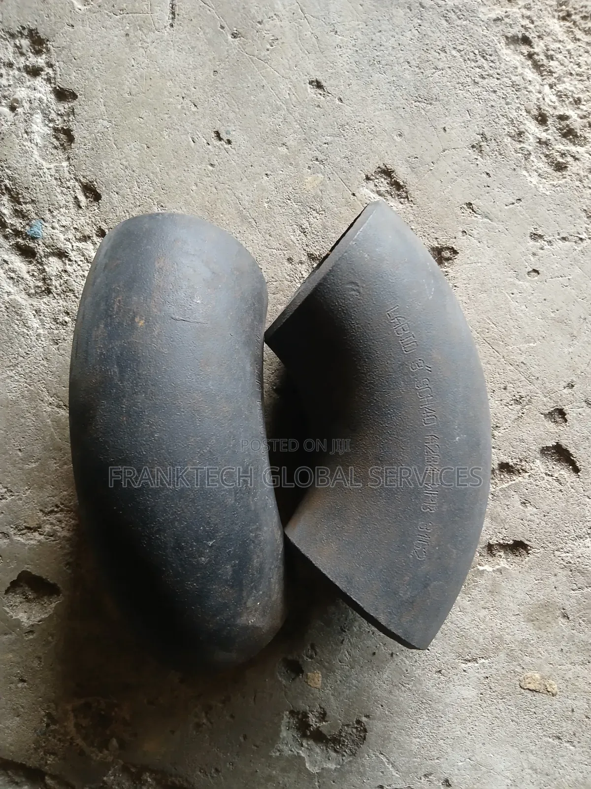 3" 90-degree Steel Elbow Pipe Fittings Sch 40