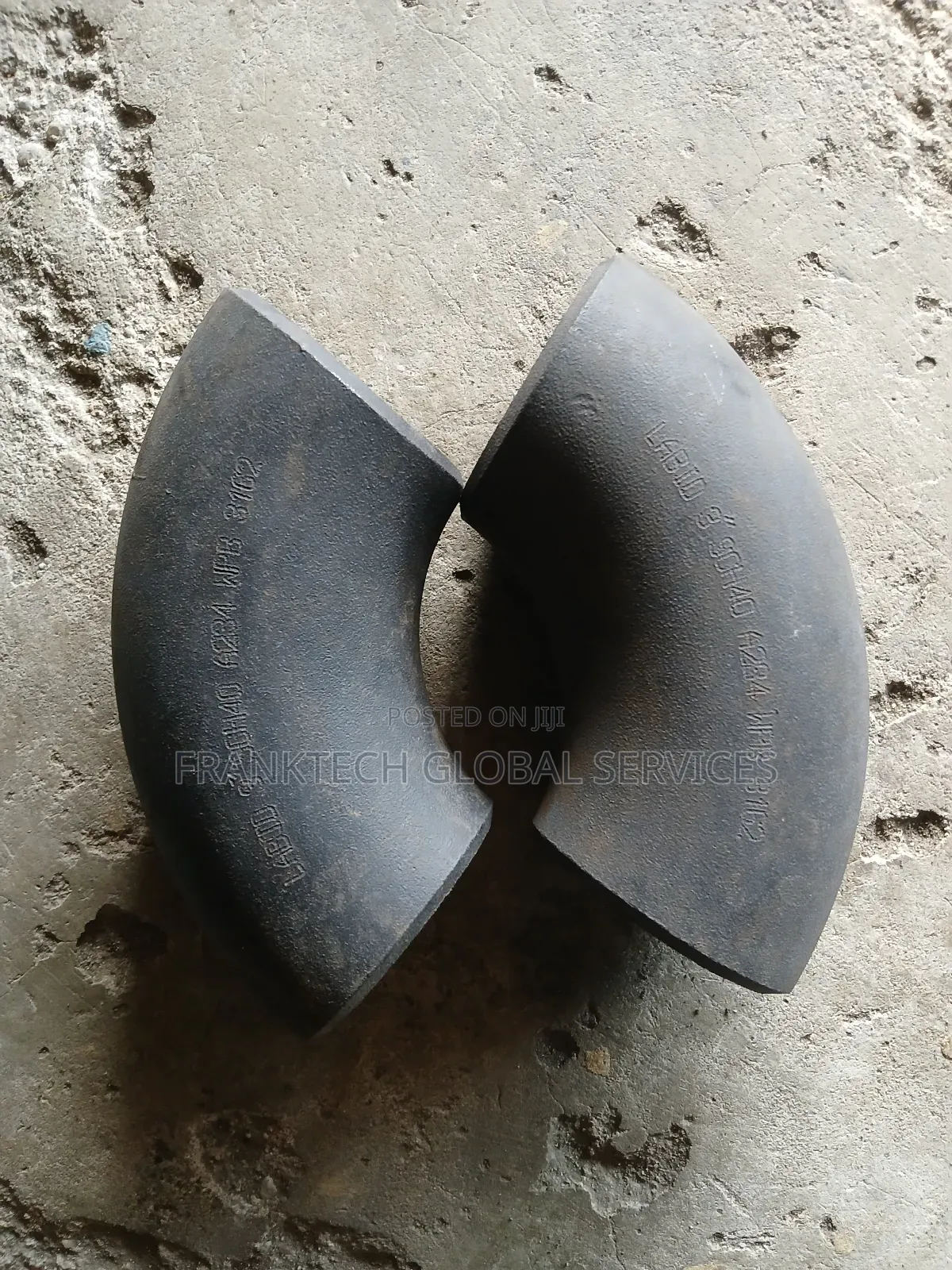 3" 90-degree Steel Elbow Pipe Fittings Sch 40