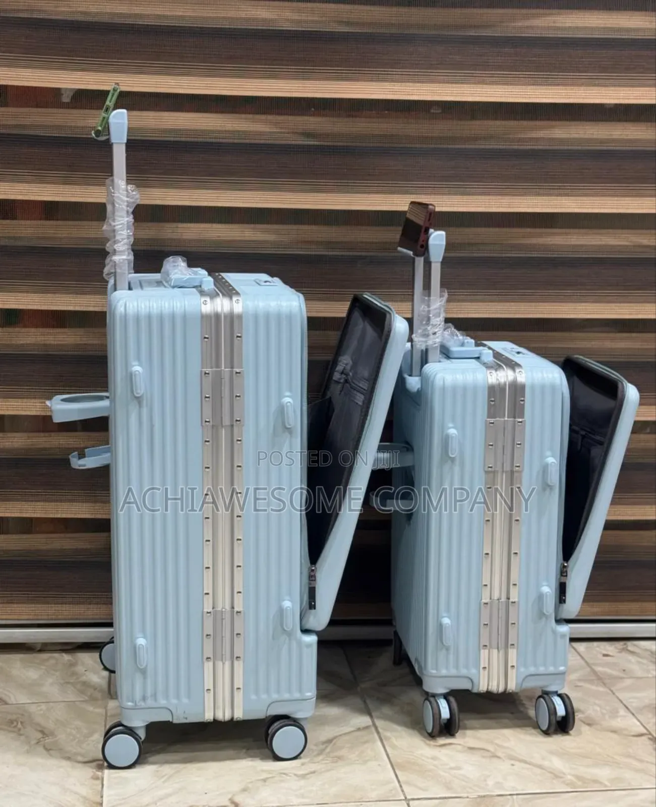 2in1 Celebrity Luggage With Usb Cable And Laptop Space