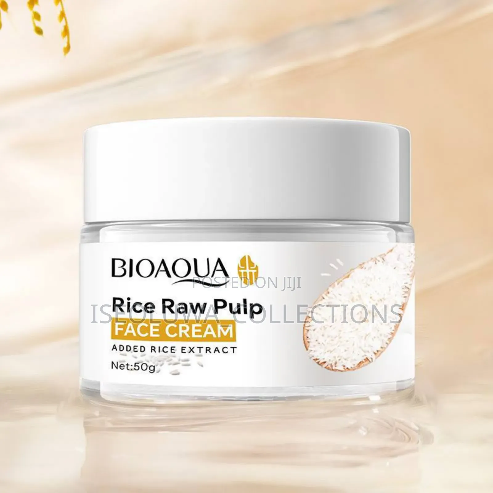 Bioaqua Rice Raw Pulp Face Cream (50g)