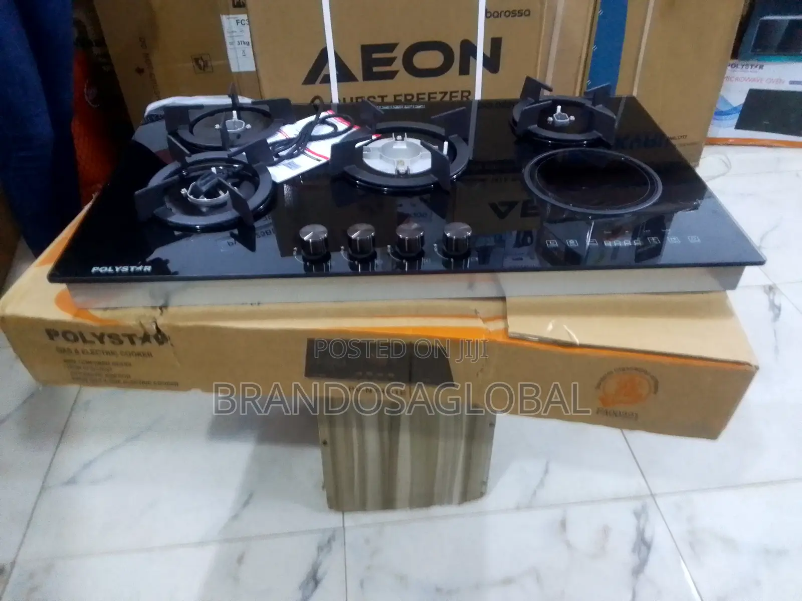 Polystar 4+1 Burner Hob – Efficient Flame Output