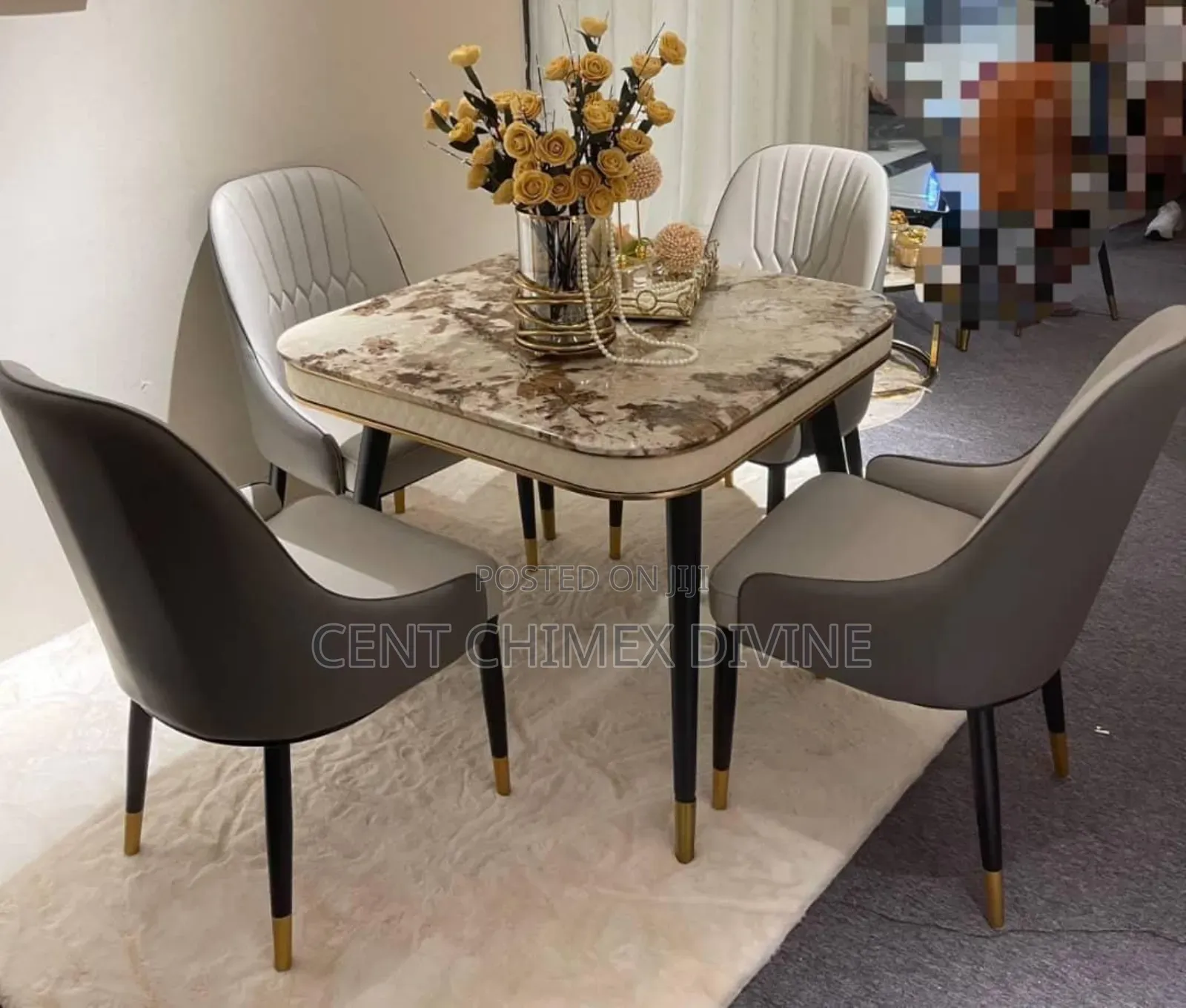 By 4 Set Beautiful Dinning