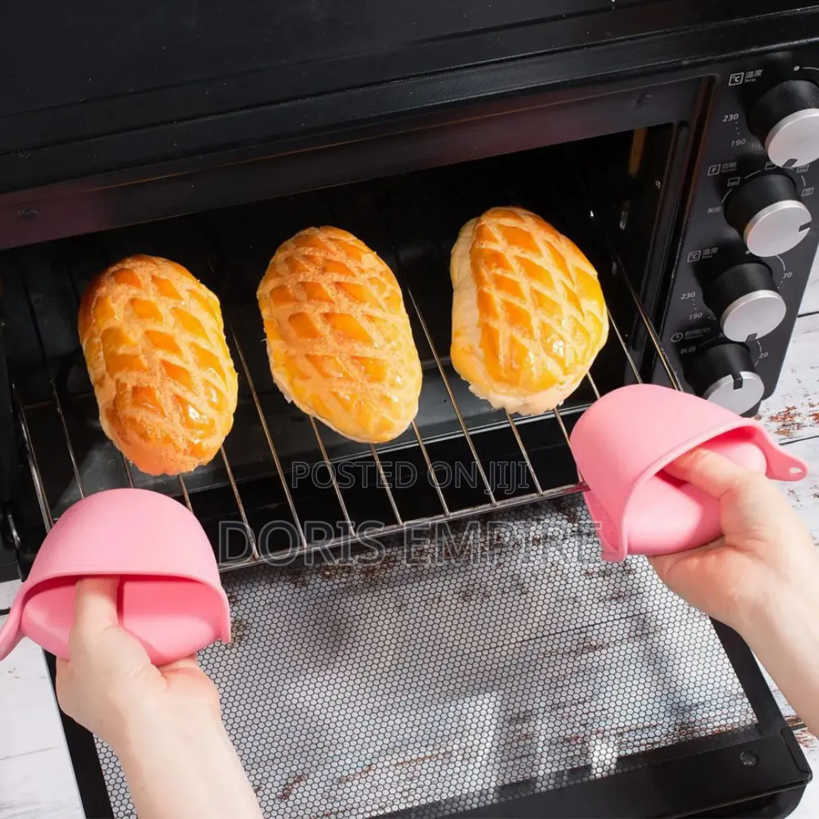 Silicone Heat Resistant Oven Mint Pot Holder.