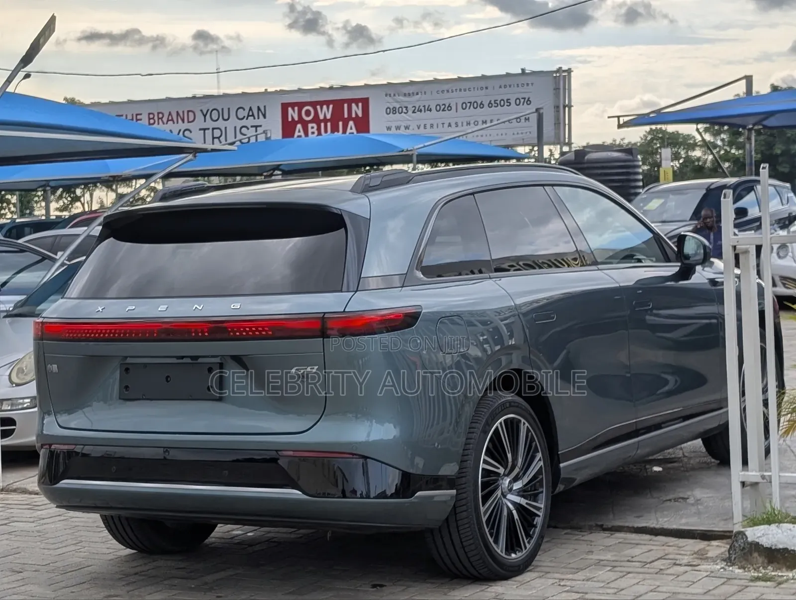 New XPeng G9 EV AWD 2025 Green